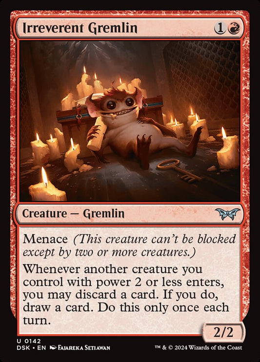 Irreverent Gremlin - (Foil): Duskmourn: House of Horror