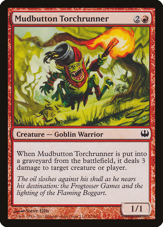 Mudbutton Torchrunner: Duel Decks: Knights vs. Dragons