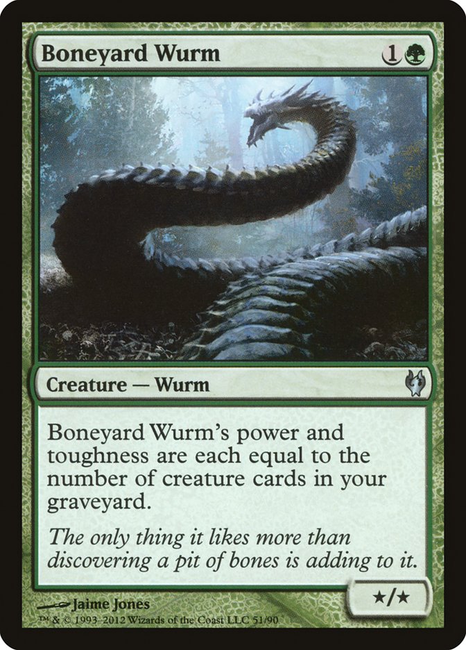 Boneyard Wurm: Duel Decks: Izzet vs. Golgari
