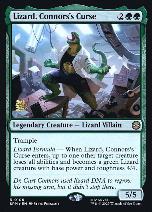 Lizard, Connors's Curse - (Foil): Marvel's Spider-Man Promos