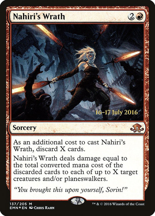 Nahiri's Wrath (Prerelease) (Eldritch Moon) - (Foil): Eldritch Moon Promos