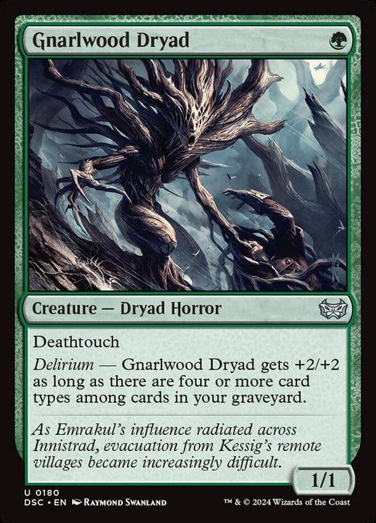 Gnarlwood Dryad: Duskmourn: House of Horror Commander