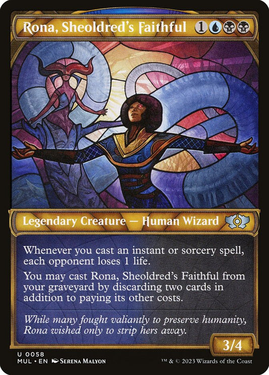 Rona, Sheoldred's Faithful (Showcase) - (Foil): Multiverse Legends