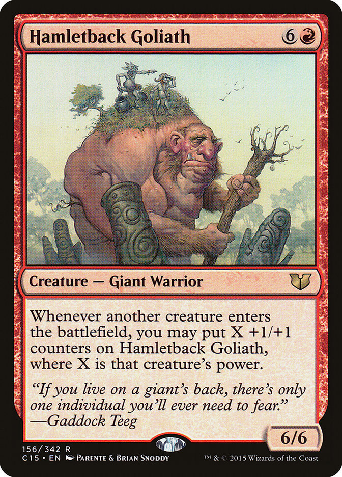 Hamletback Goliath: Commander 2015