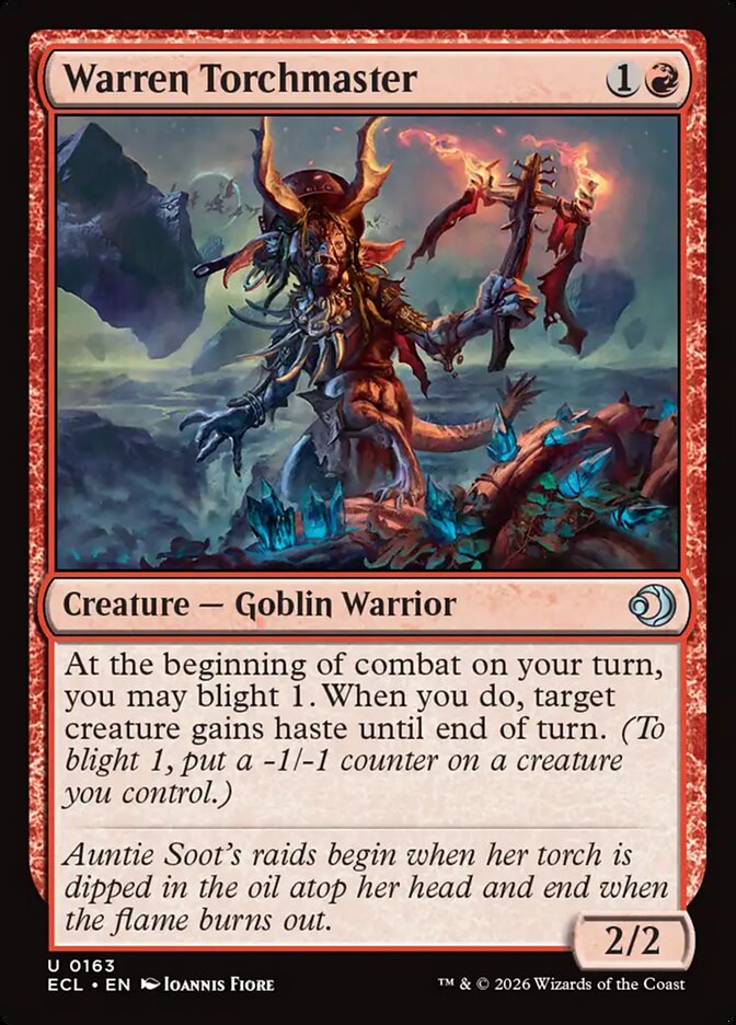 Warren Torchmaster - (Foil): Lorwyn Eclipsed