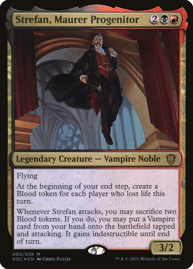 Strefan, Maurer Progenitor - (Foil): Crimson Vow Commander