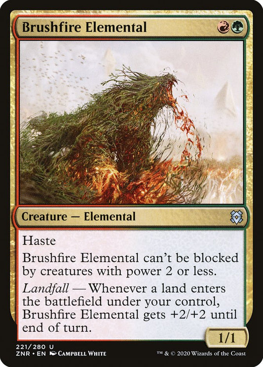 Brushfire Elemental: Zendikar Rising