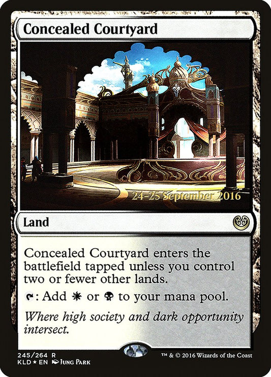 Concealed Courtyard (Prerelease) (Kaladesh) - (Foil): Kaladesh Promos
