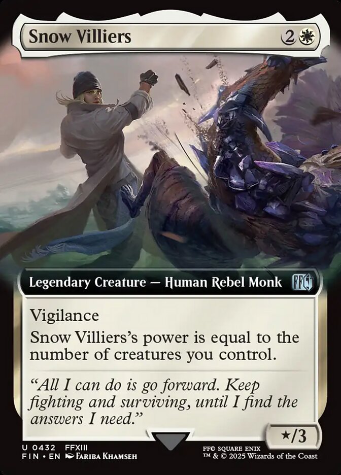 Snow Villiers (Extended Art) - (Foil): Final Fantasy