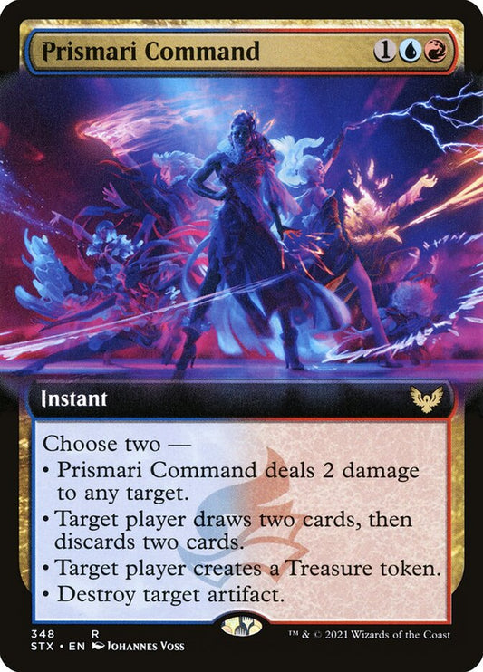 Prismari Command (Extended Art) - (Foil): Strixhaven: School of Mages