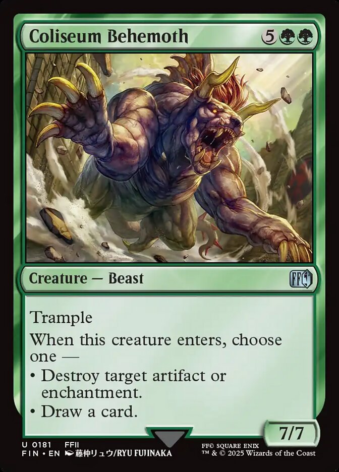 Coliseum Behemoth - (Foil): Final Fantasy