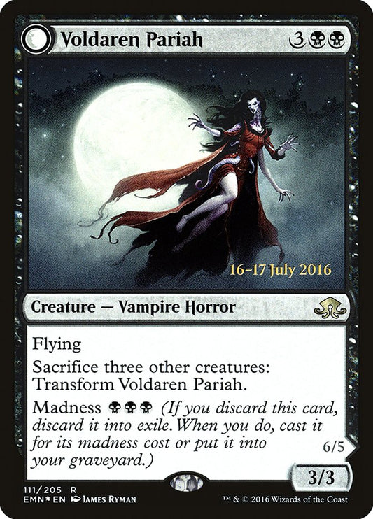 Voldaren Pariah // Abolisher of Bloodlines (Prerelease) (Eldritch Moon) - (Foil): Eldritch Moon Promos