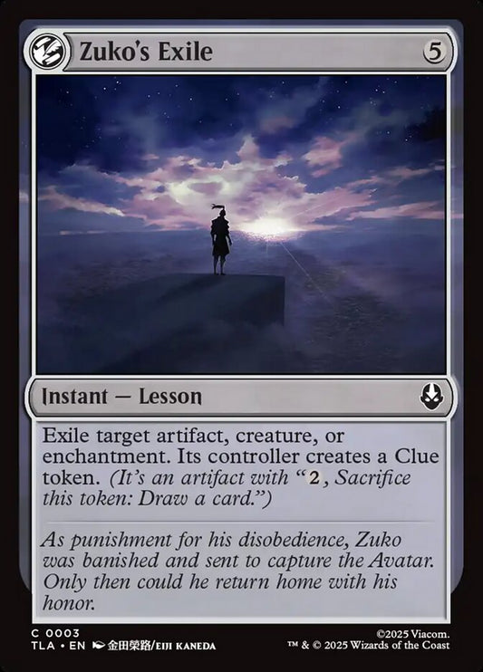 Zuko's Exile - (Foil): Avatar: The Last Airbender