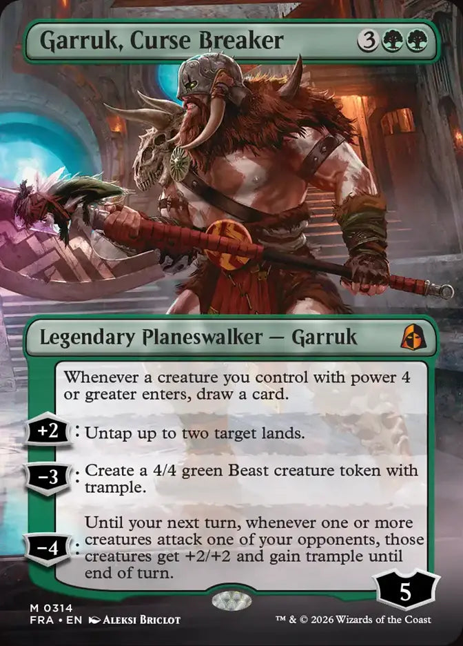 Garruk, Curse Breaker (Borderless) (#314)