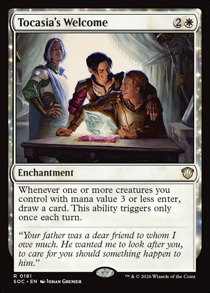 Tocasia's Welcome: Secrets of Strixhaven Commander