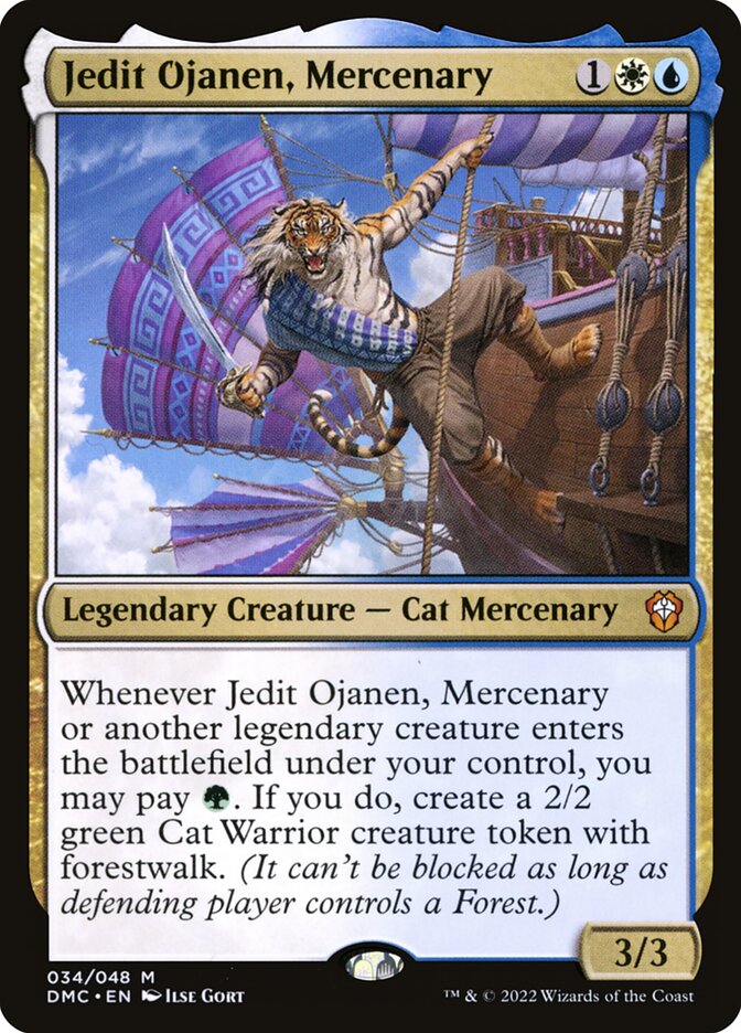 Jedit Ojanen, Mercenary: Dominaria United Commander