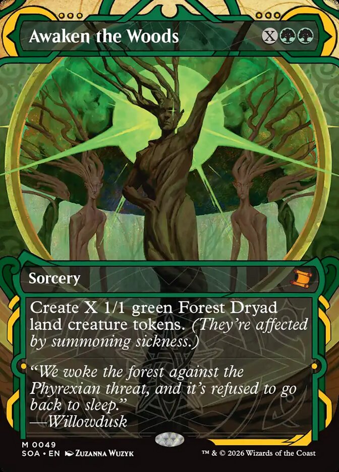 Awaken the Woods - (Foil): Secrets of Strixhaven Mystical Archive