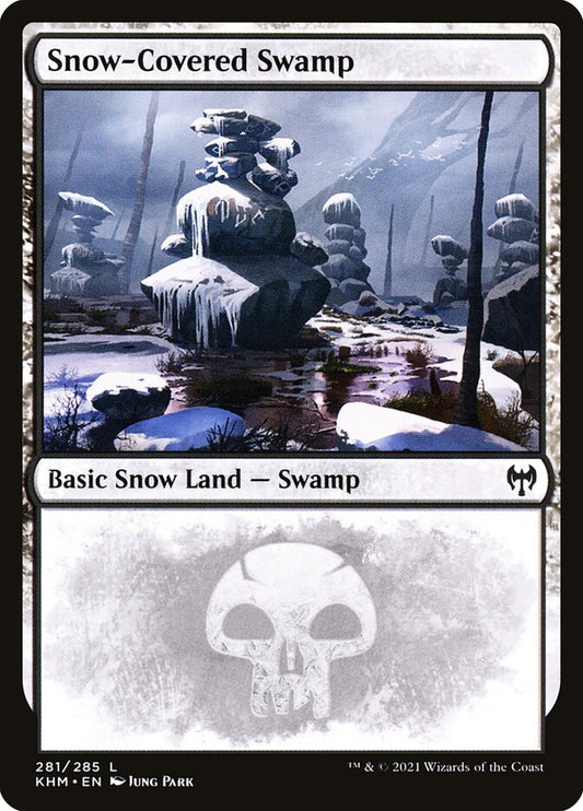 Snow-Covered Swamp (#281) - (Foil): Kaldheim