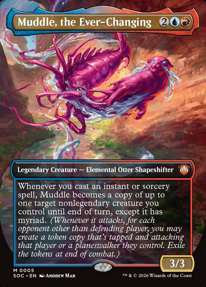 Muddle, the Ever-Changing: Secrets of Strixhaven Commander