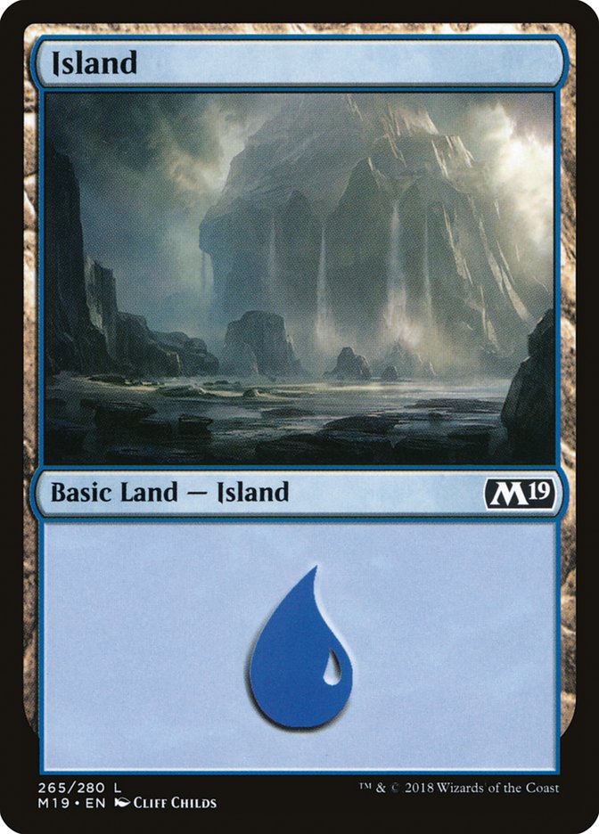 Island (#265): Core Set 2019