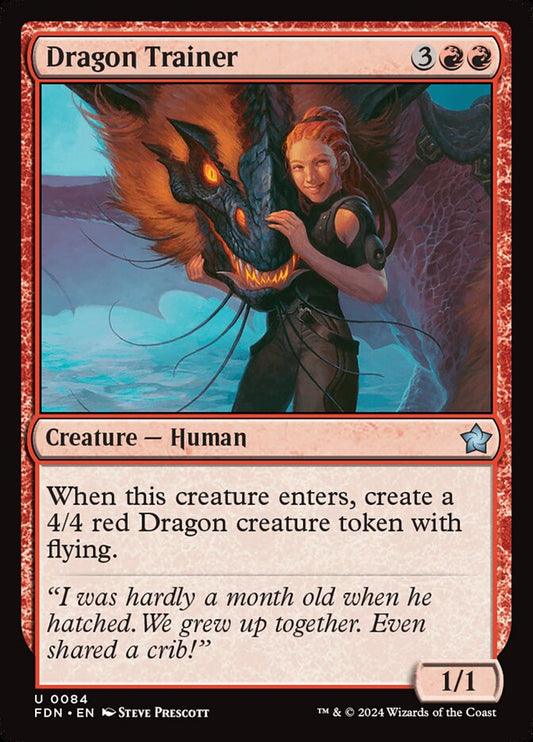 Dragon Trainer - (Foil): Foundations