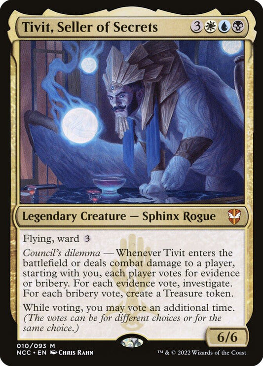 Tivit, Seller of Secrets - (Foil): New Capenna Commander