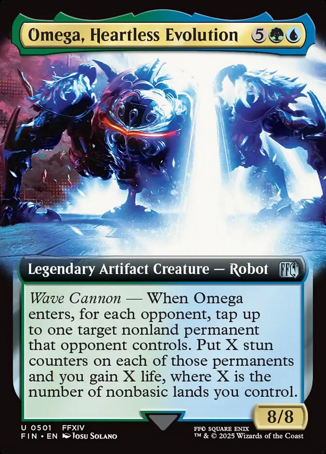 Omega, Heartless Evolution (#501) (Extended Art) - (Foil): Final Fantasy