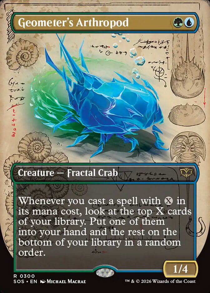 Geometer's Arthropod - (Foil): Secrets of Strixhaven