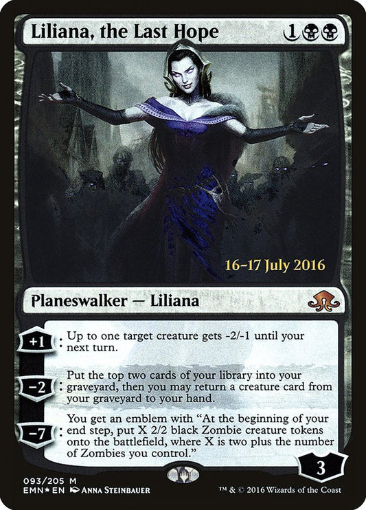 Liliana, the Last Hope - (Foil): Eldritch Moon Promos