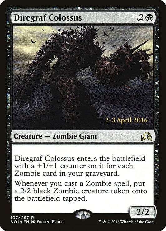Diregraf Colossus (Prerelease) (Shadows over Innistrad) - (Foil): Shadows over Innistrad Promos