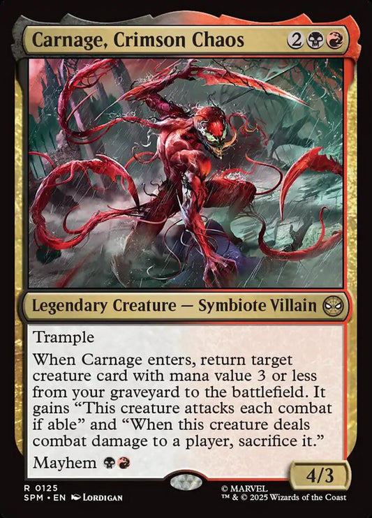 Carnage, Crimson Chaos - (Foil): Marvel's Spider-Man