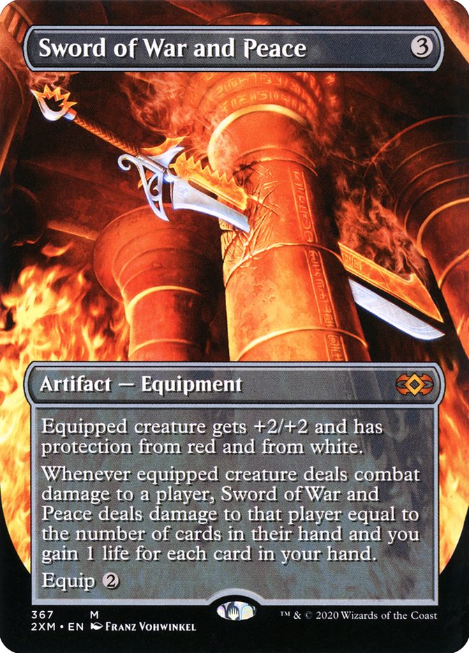 Sword of War and Peace (Borderless) - (Foil): Double Masters