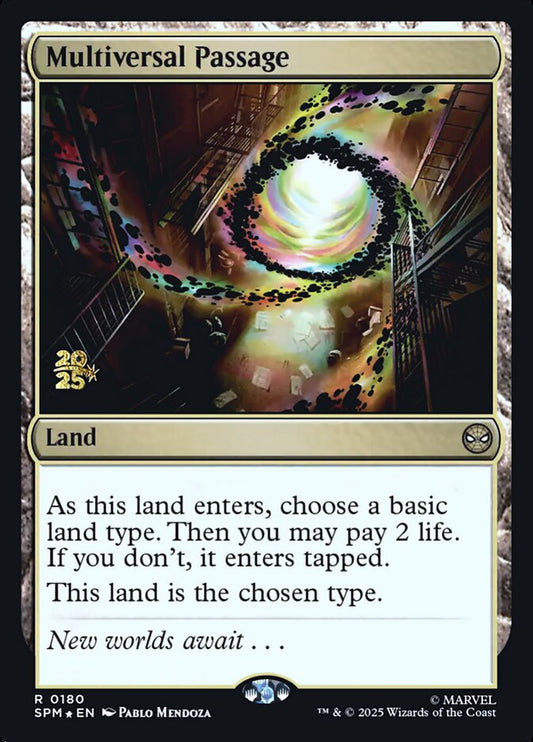 Multiversal Passage (Prerelease) (Marvel's Spider-Man) - (Foil): Marvel's Spider-Man Promos