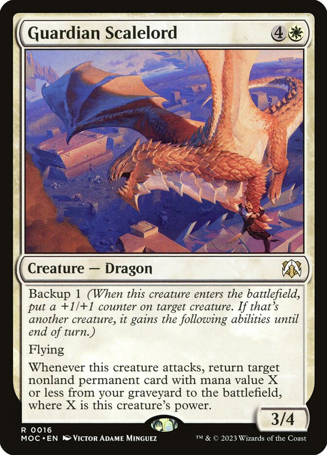 Guardian Scalelord: March of the Machine Commander