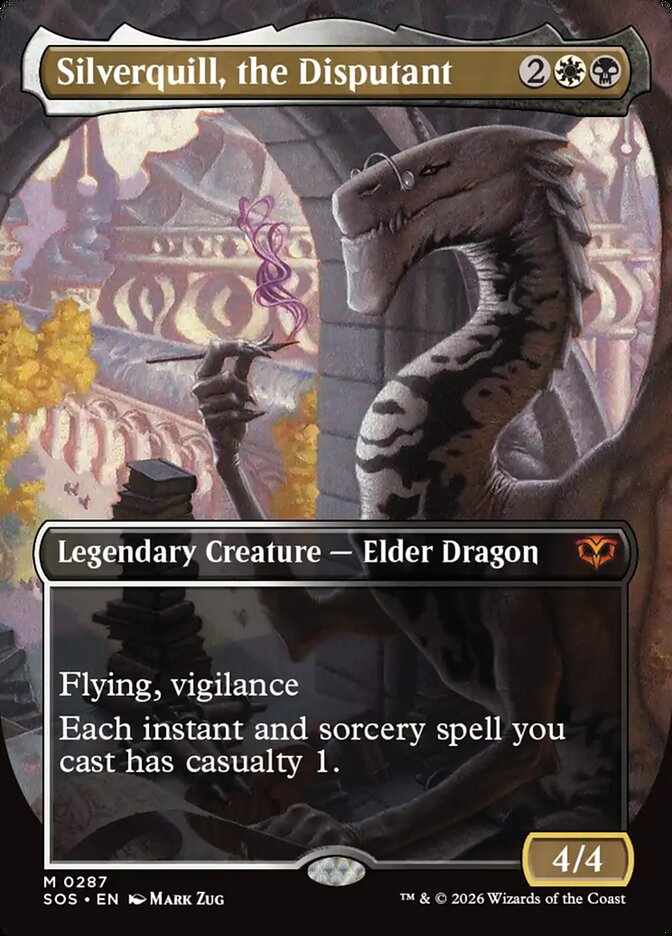 Silverquill, the Disputant - (Foil): Secrets of Strixhaven