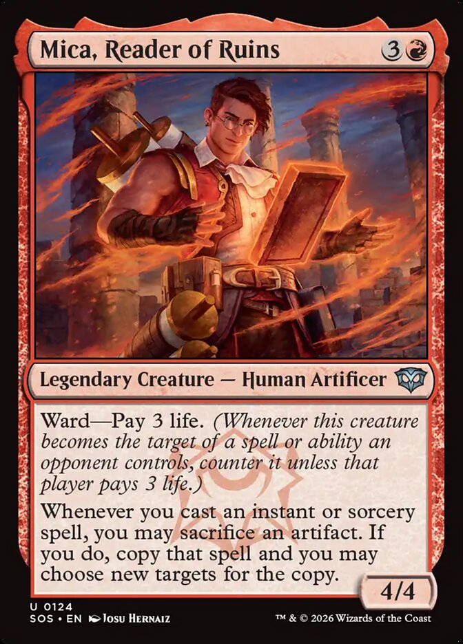 Mica, Reader of Ruins - (Foil): Secrets of Strixhaven