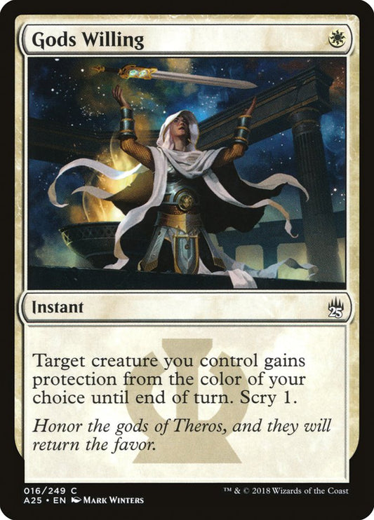 Gods Willing - (Foil): Masters 25