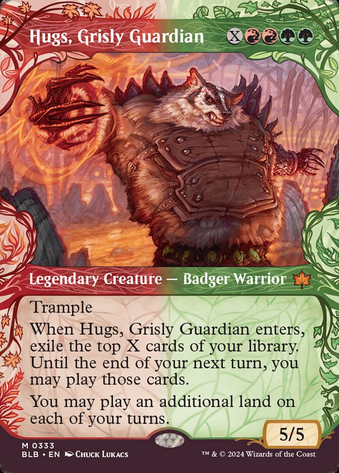 Hugs, Grisly Guardian (Showcase) - (Foil): Bloomburrow