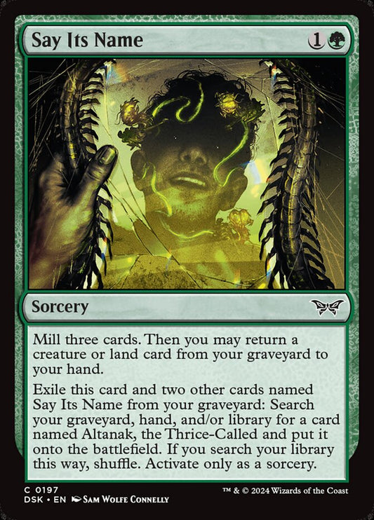 Say Its Name - (Foil): Duskmourn: House of Horror