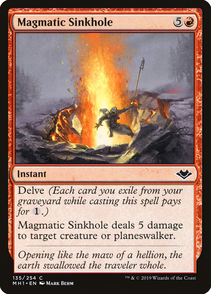 Magmatic Sinkhole - (Foil): Modern Horizons