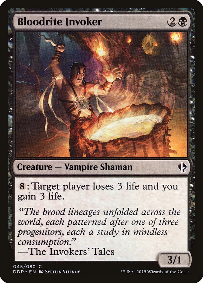 Bloodrite Invoker: Duel Decks: Zendikar vs. Eldrazi