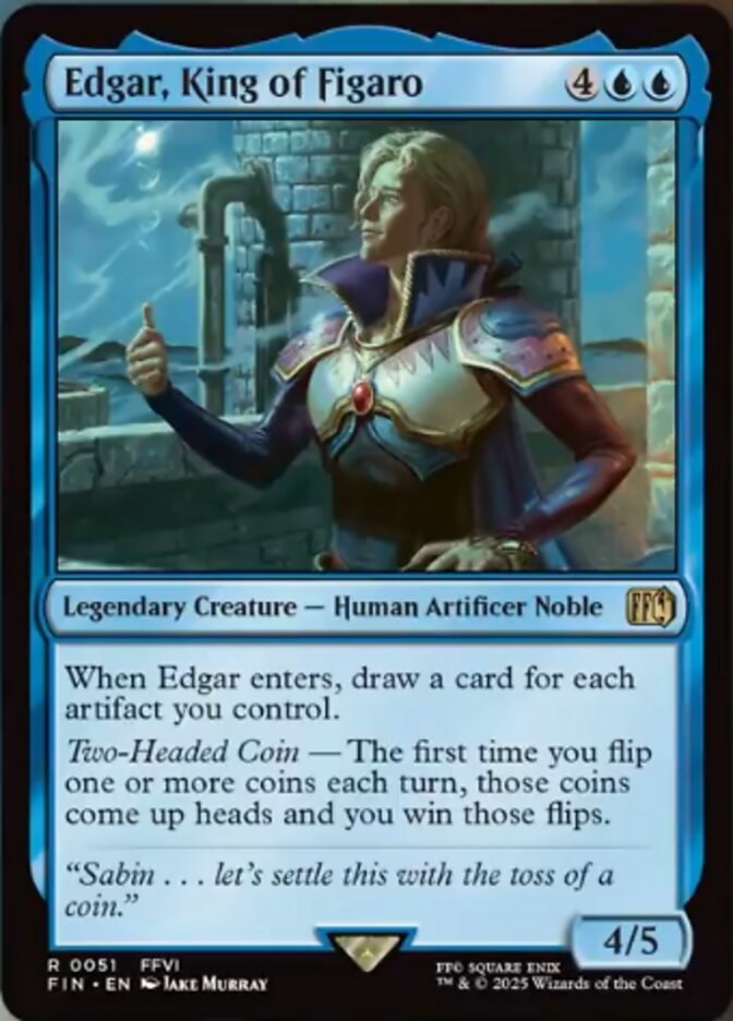 Edgar, King of Figaro - (Foil): Final Fantasy