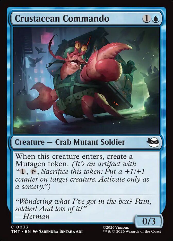 Crustacean Commando: Teenage Mutant Ninja Turtles