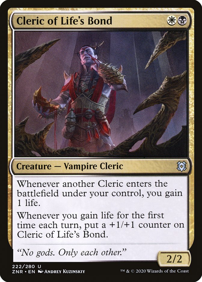 Cleric of Life's Bond: Zendikar Rising
