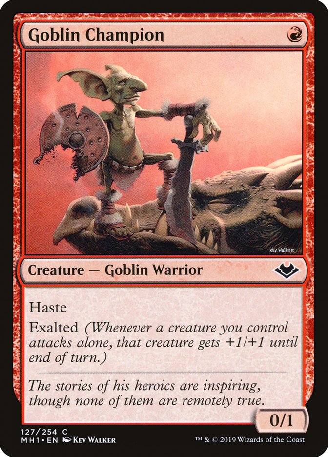 Goblin Champion - (Foil): Modern Horizons