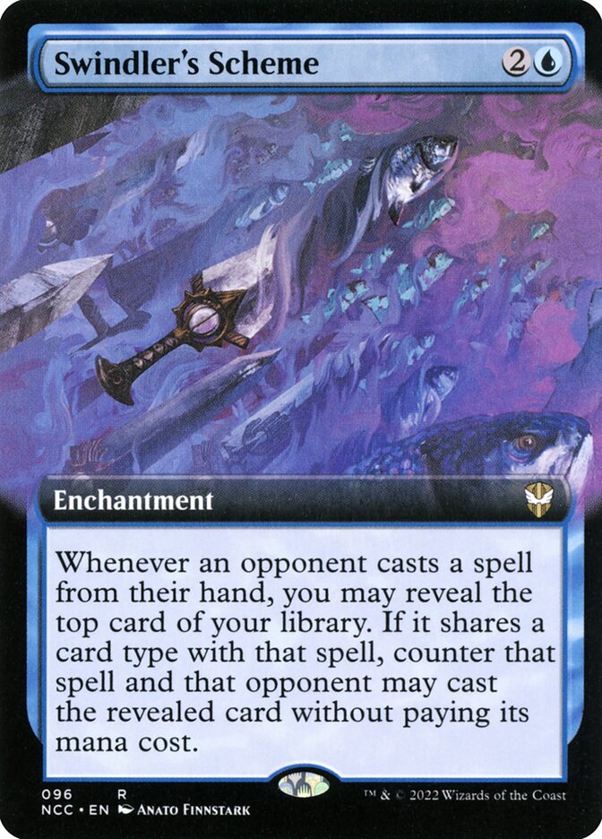 Swindler's Scheme (Extended Art) - (Foil): New Capenna Commander