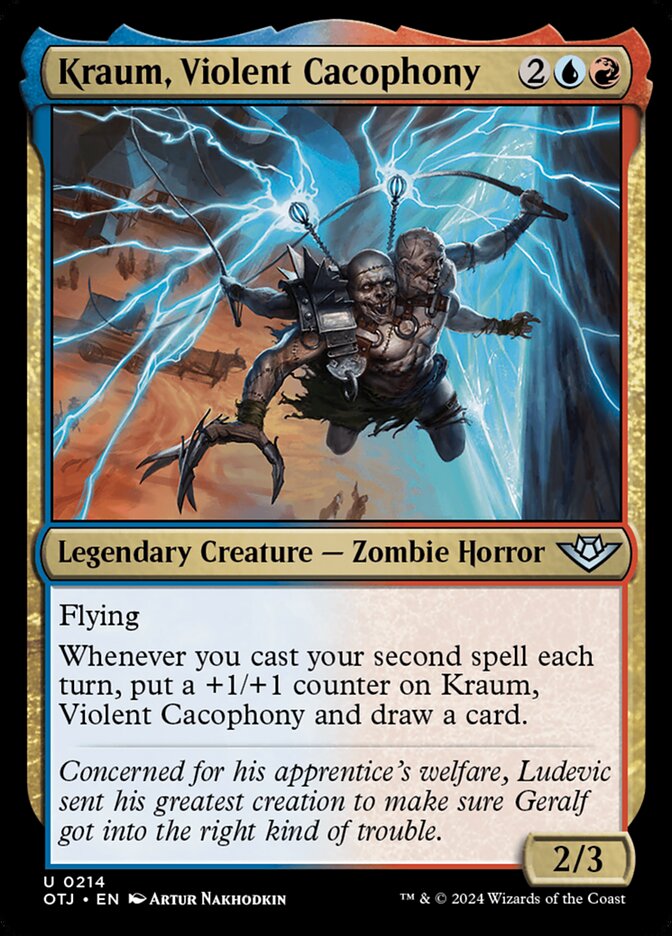 Kraum, Violent Cacophony - (Foil): Outlaws of Thunder Junction
