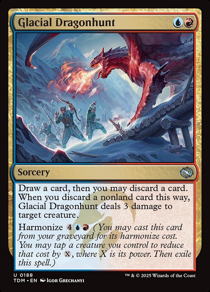 Glacial Dragonhunt: Tarkir: Dragonstorm