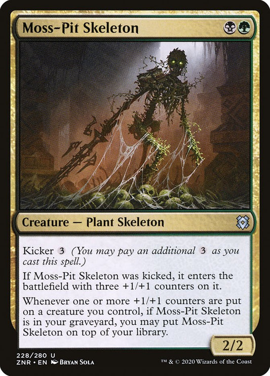 Moss-Pit Skeleton - (Foil): Zendikar Rising