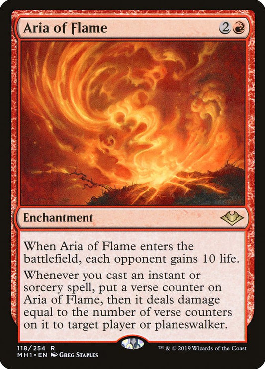 Aria of Flame - (Foil): Modern Horizons